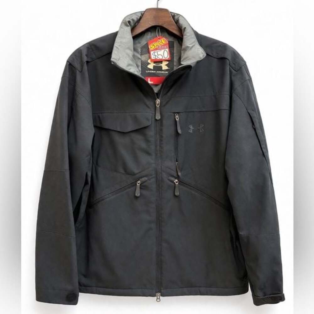 Under Armour Men's Black Softshell Windbreaker Jacket